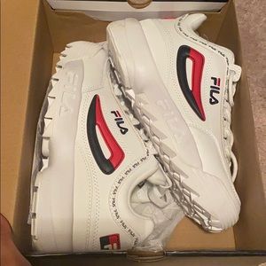 FILA sneakers.